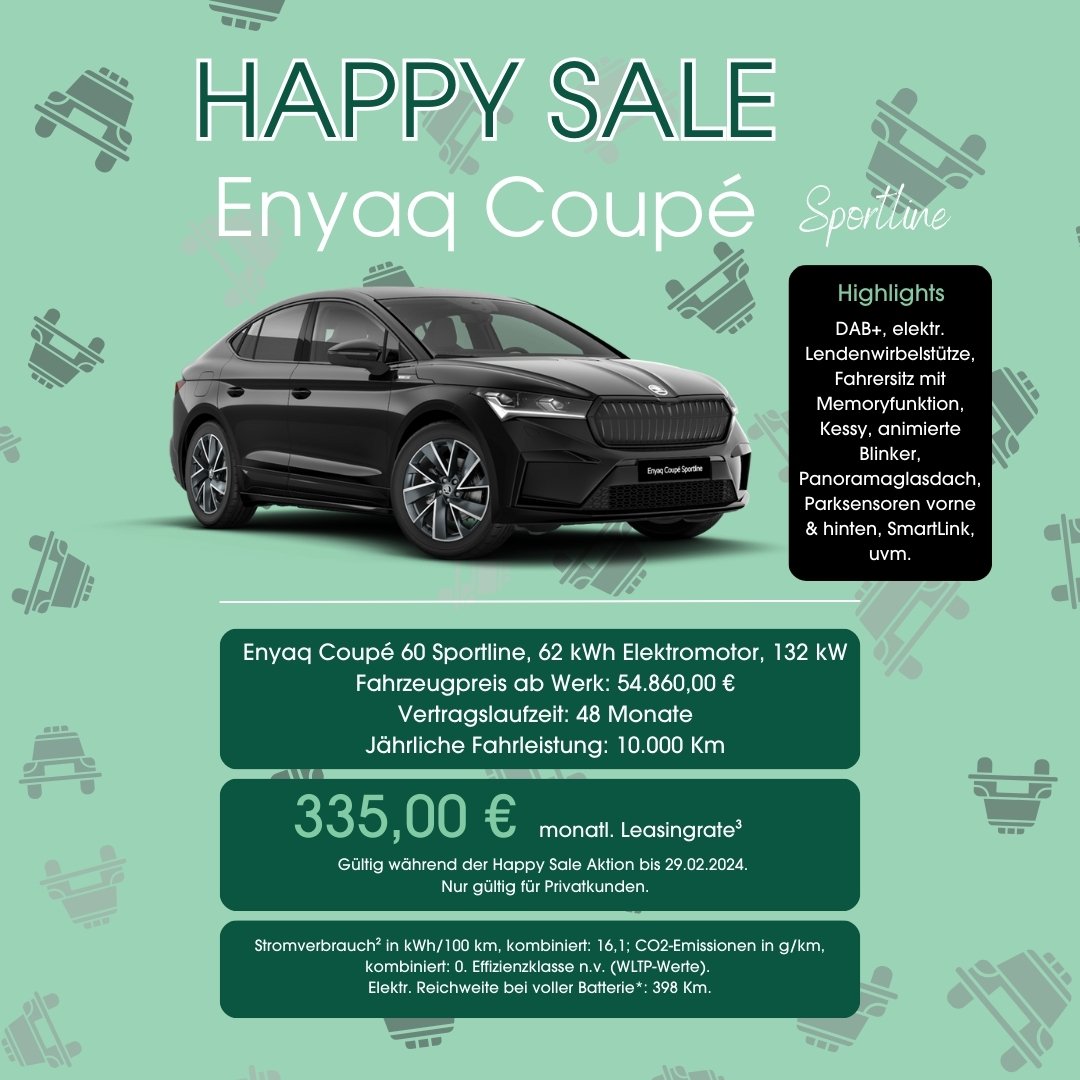 Happy Sale Enyaq Coupe