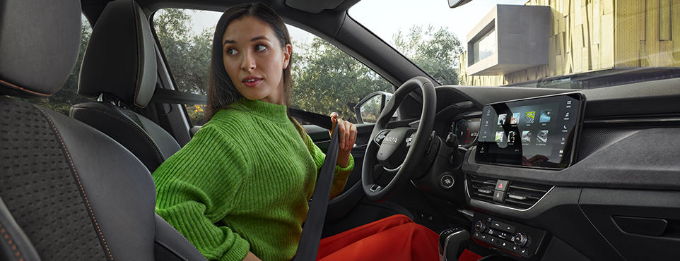 Innenbereich des Škoda Kamiq.